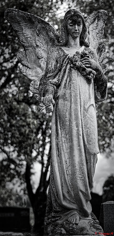 Angel Standing Watch New Braunfels, Texas Photograph by Rene Vasquez