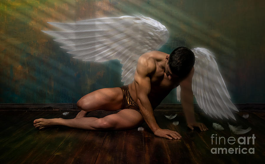 Nude Pyrography - Angel tears by Mark Ashkenazi