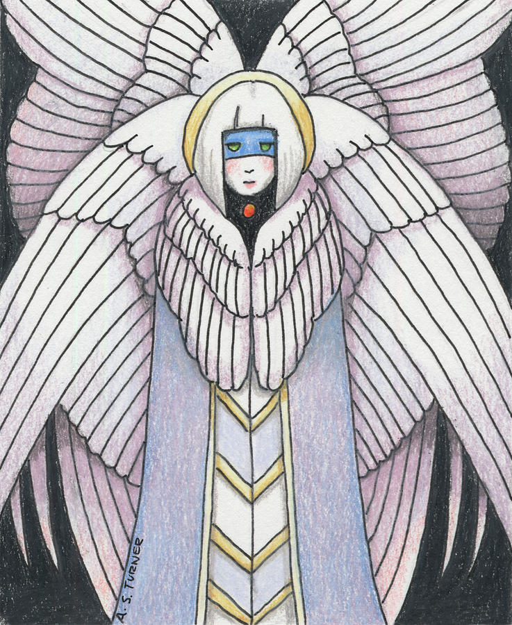 Angel Visitation Drawing