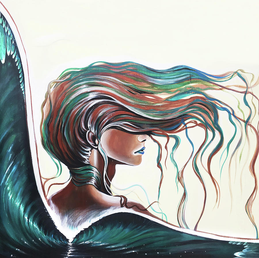 Angel Waves Painting by Danielle Zirkelbach