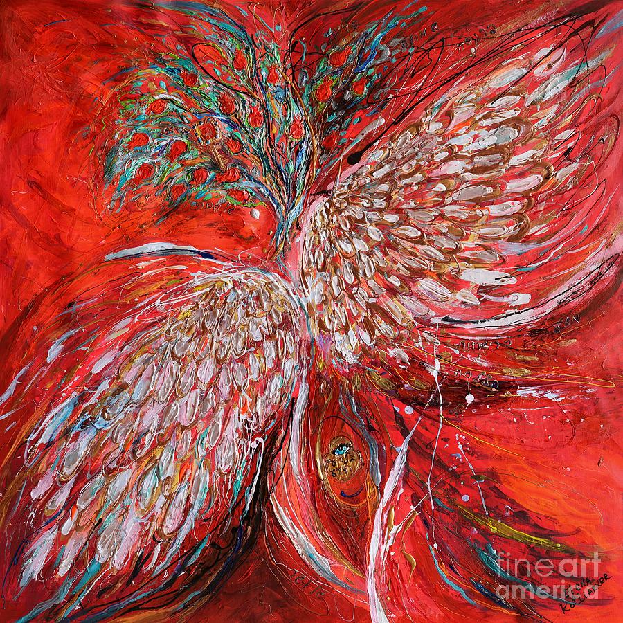 Angel Wings #25. The Hidden Key Painting by Elena Kotliarker