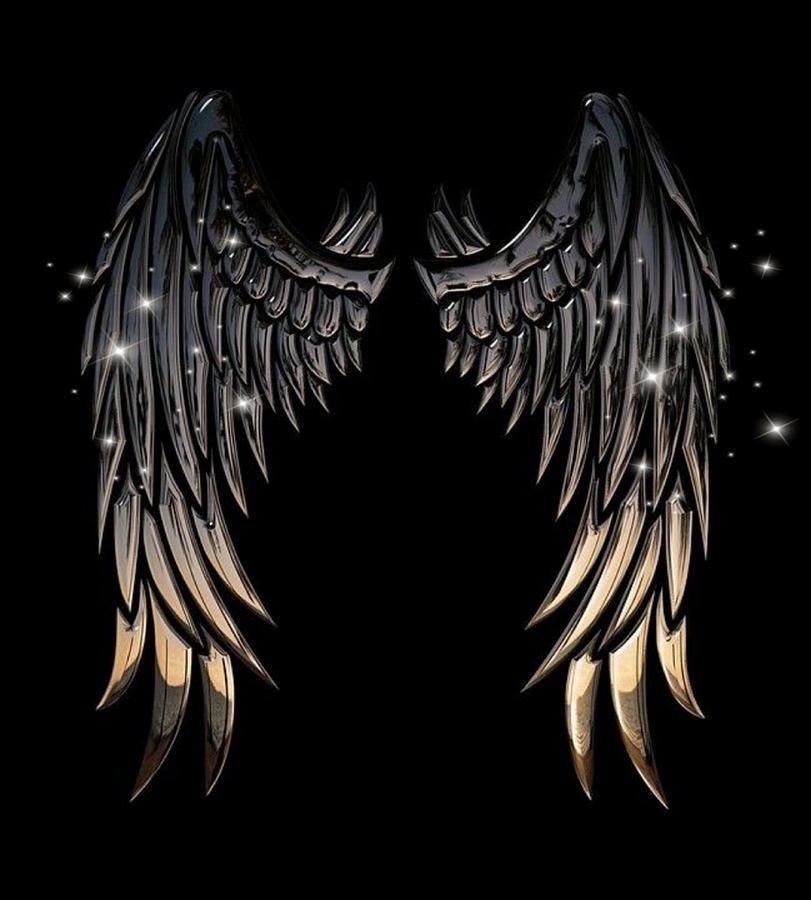 Angel Digital Art - Angel wings  by Mopssy Stopsy