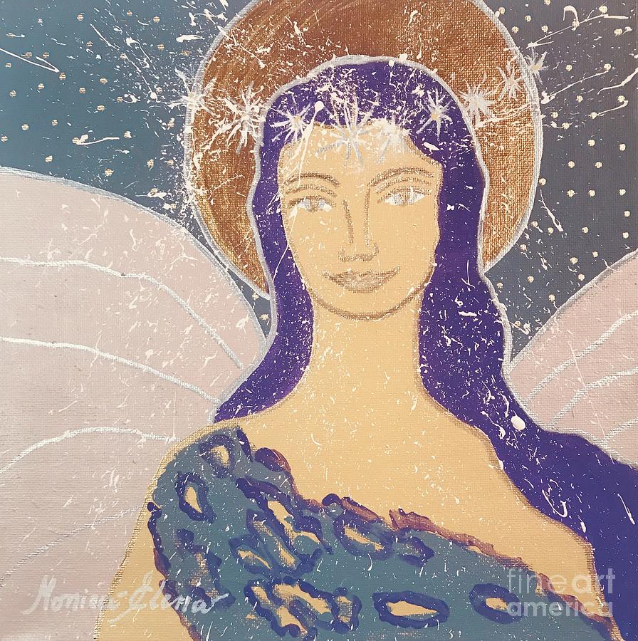 Angel Yadira Painting by Monica Elena