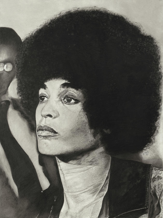 Angela Davis Drawing by Keturah Franklin Fine Art America