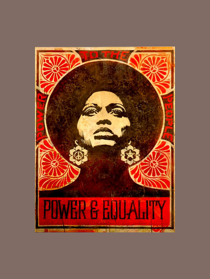 Angela Davis Poster 1971 Painting By Tyler Collins 