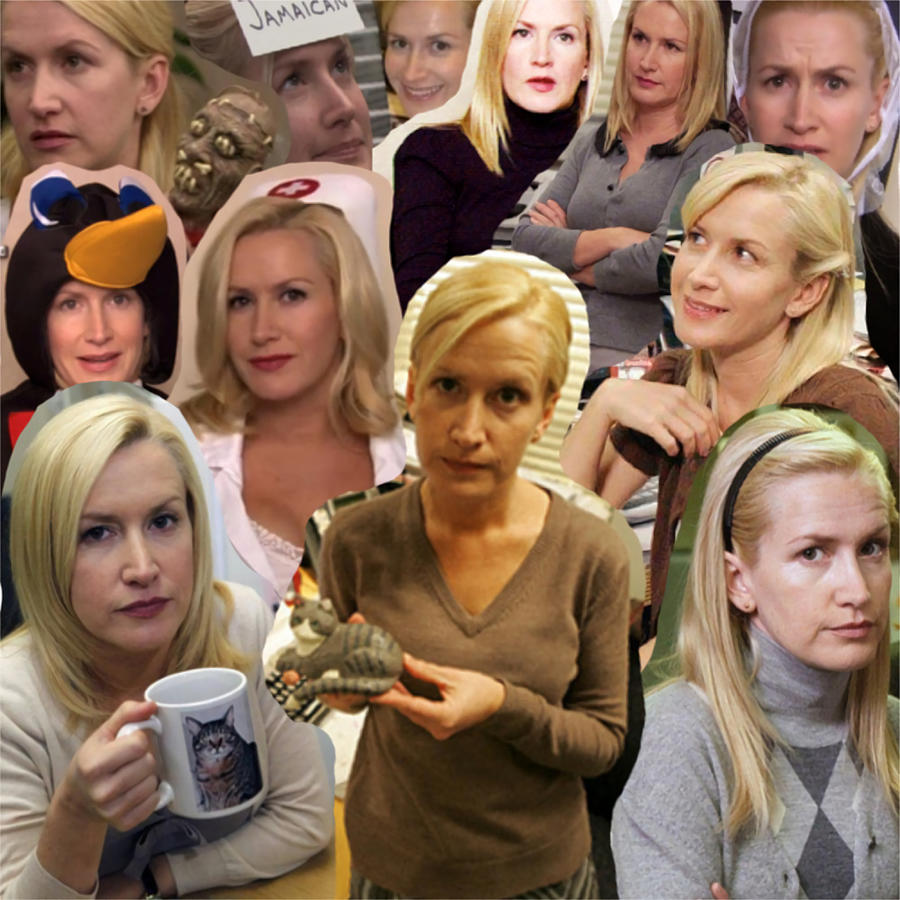 AngelaAngela Kinsey The Office Poster Painting By Roberts Graham | Fine ...