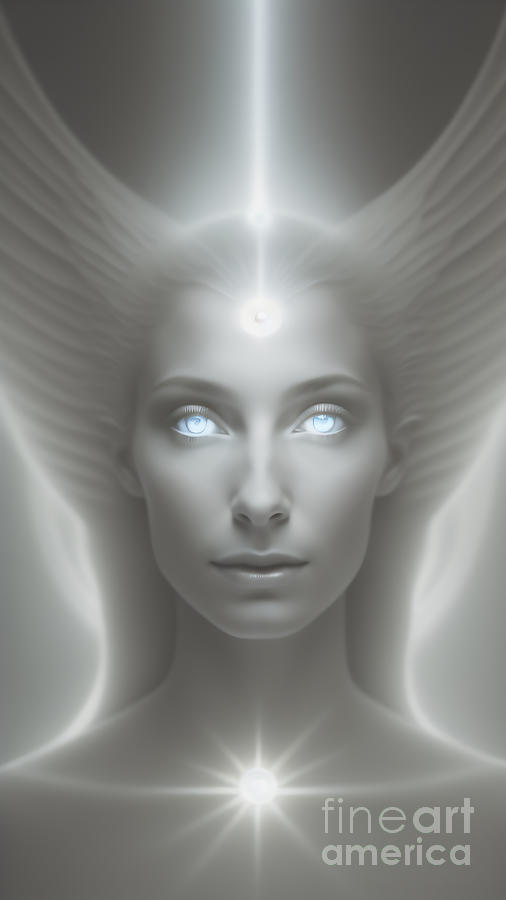 Angelic Alien Digital Art by Timothy OLeary