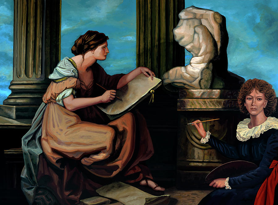 Angelica Kauffman Painting - Angelika Kauffman Design Painting by Paul Meijering