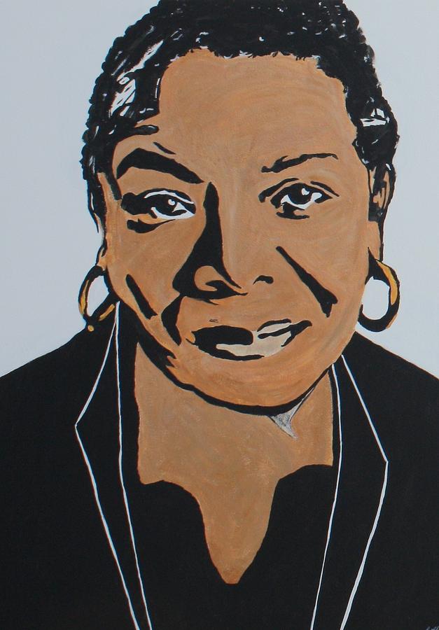 Angelou Painting by Ralph LeCompte