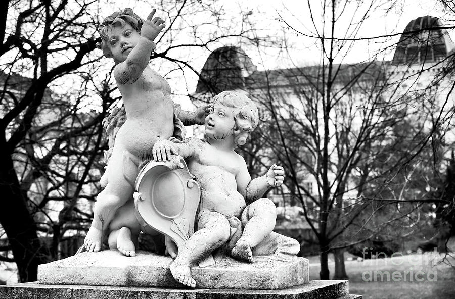 Angels at the Burggarten in Vienna Photograph by John Rizzuto