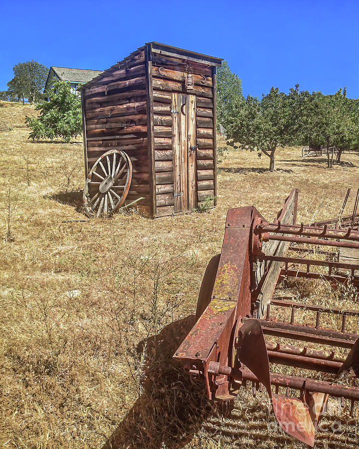 Angels Camp Outhouse, California Photograph by Don Schimmel