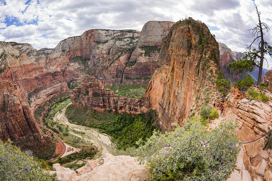 Angels Landing - Zion National Park Photograph by Theasis