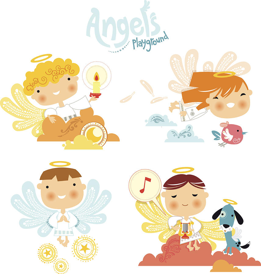 Angels playground Drawing by Heraldodelsur