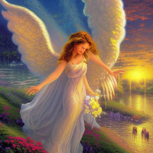 Angels Watching Over Us  Digital Art by James Inlow