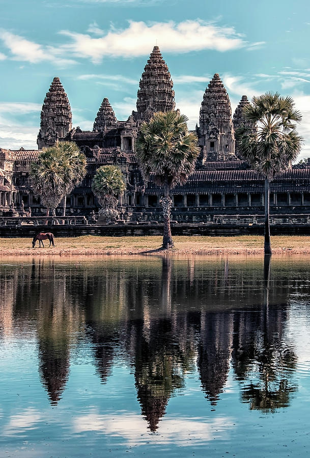 Architecture Photograph - Angkor Temple by Manjik Pictures