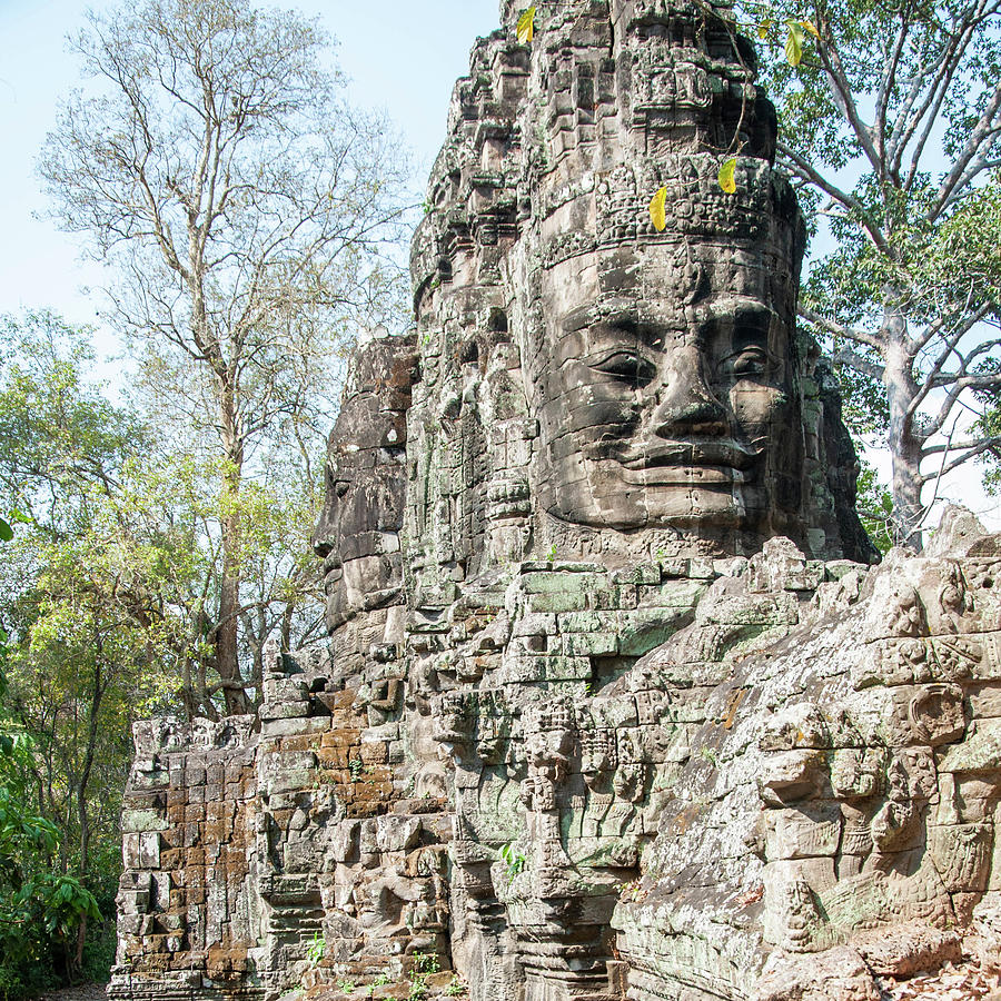 Angkor Thom Gate Photograph by Rob Hemphill