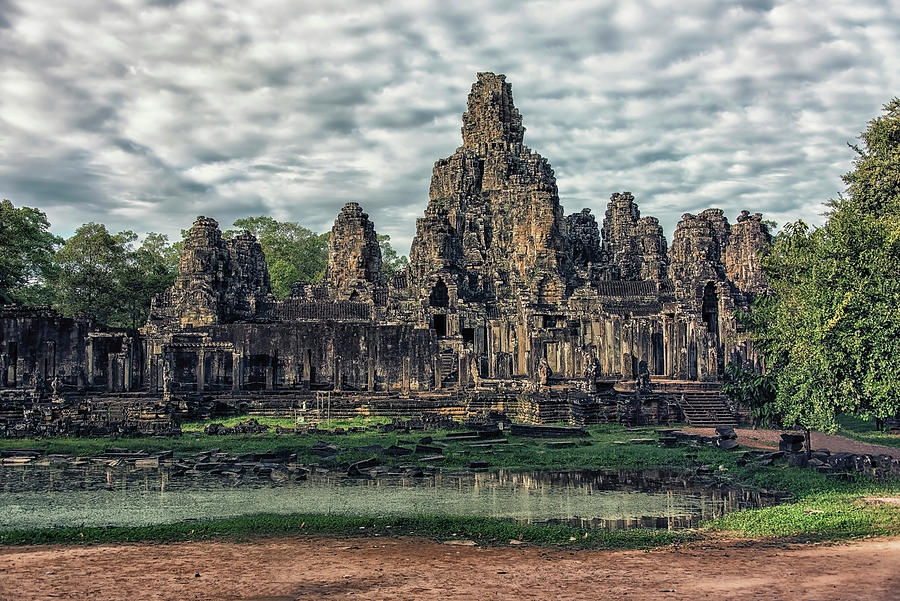 Architecture Photograph - Angkor Thom by Manjik Pictures