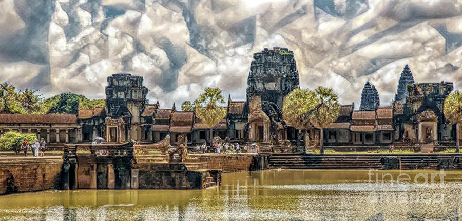Angkor Wat Creative Series I  Photograph by Chuck Kuhn