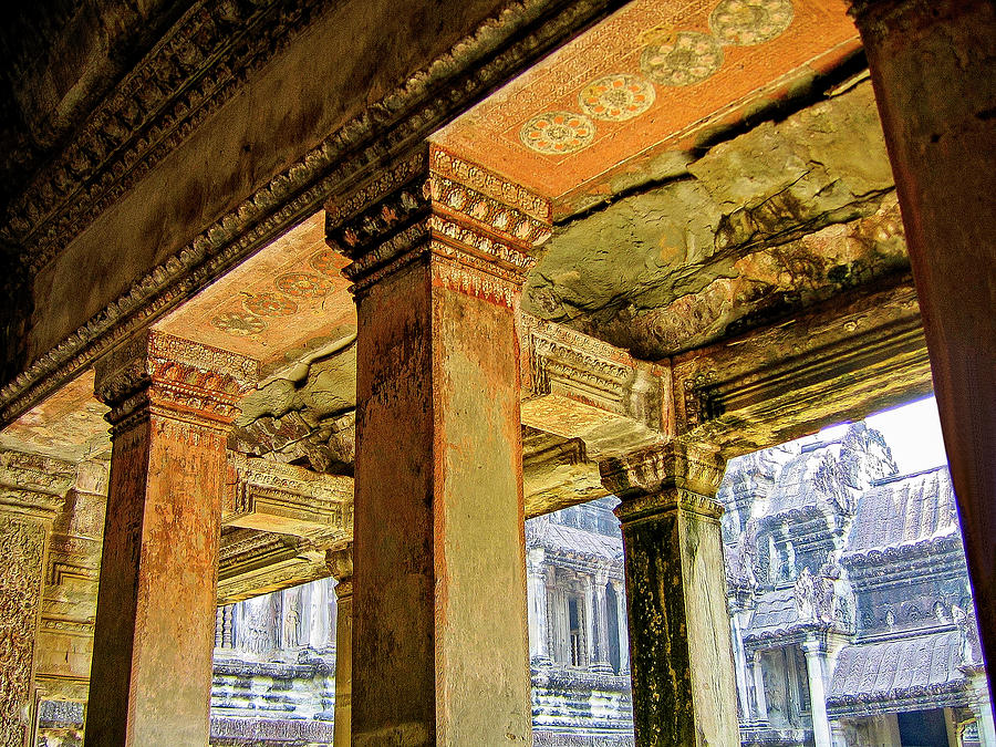 Angkor Wat Inside Photograph by Doug Matthews