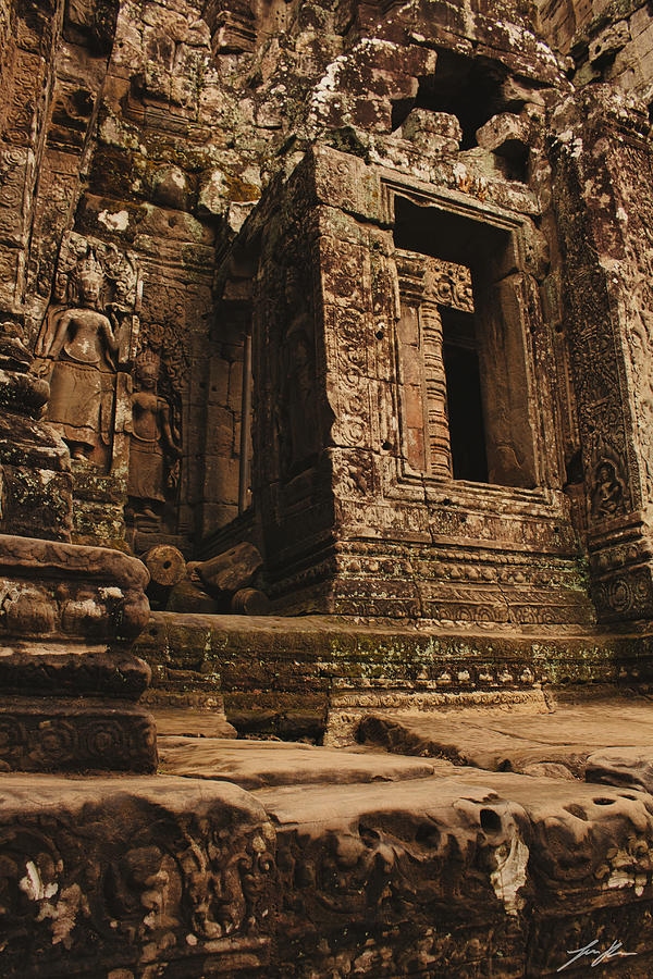 Angkor Wat Ruins Photograph