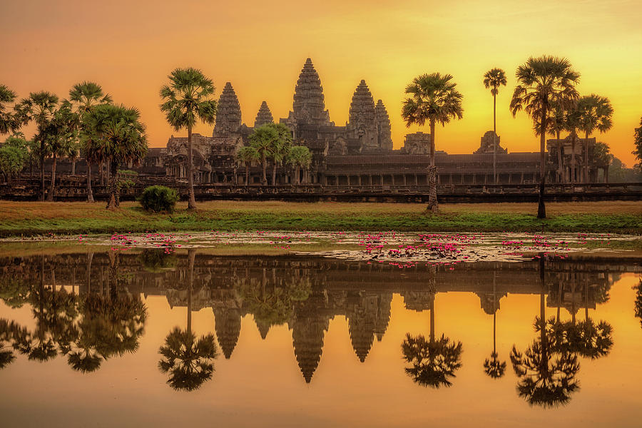 Angkor Wat Sunrise Photograph by Alex Mironyuk