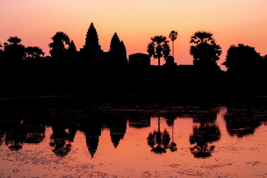 Angkor Wat Sunrise Photograph by Carolyn Derstine