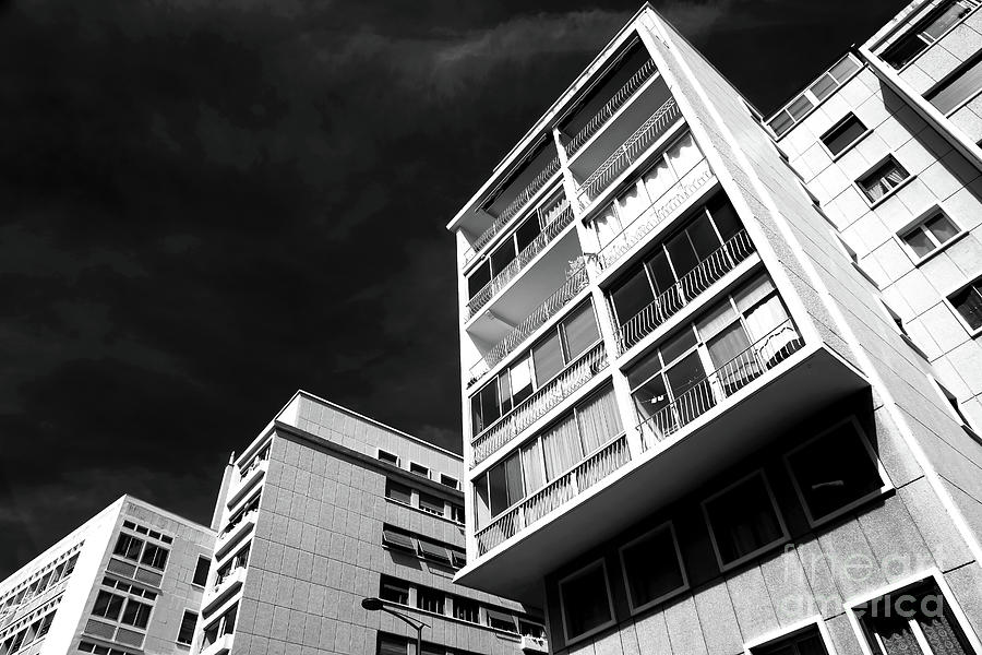 Angles in Marseille Infrared Photograph by John Rizzuto