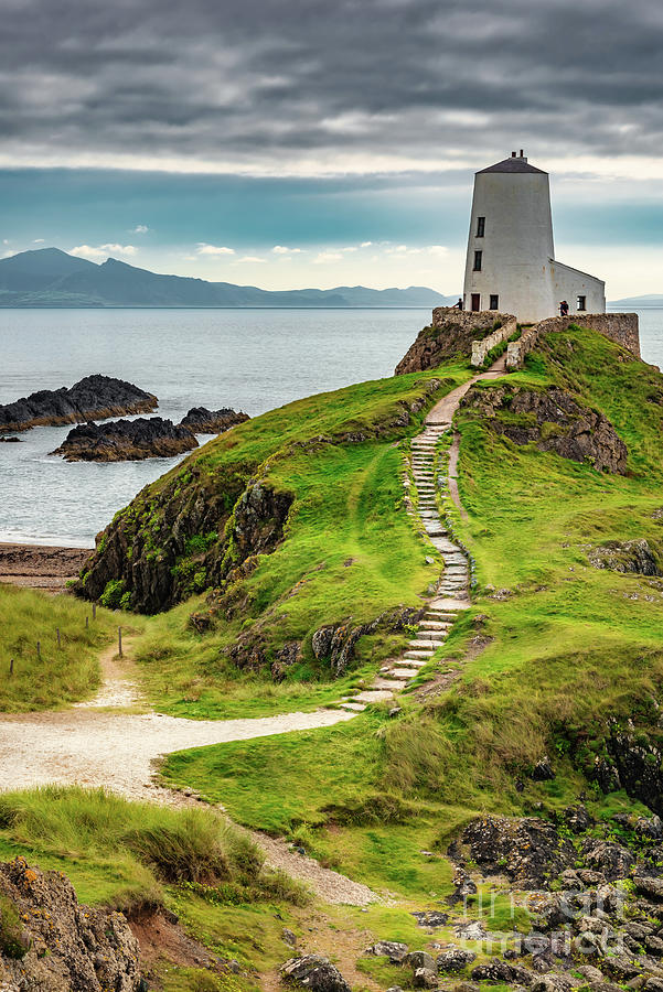 Anglesey Lighthouse Wales Photograph by Adrian Evans