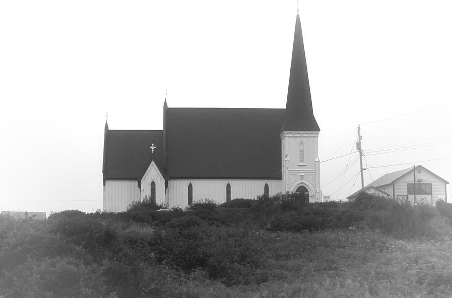 Anglican Church In Peggys Cove Photograph by James C Richardson