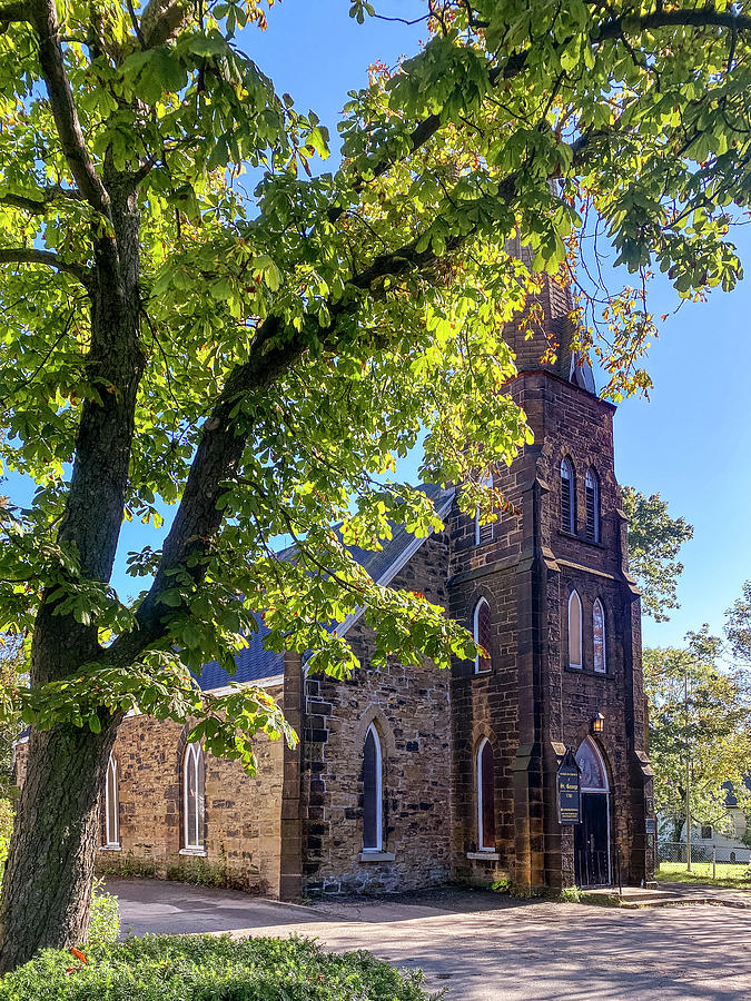 Anglican Church of St. George Sydney Nova Scotia Photograph by Debra Martz