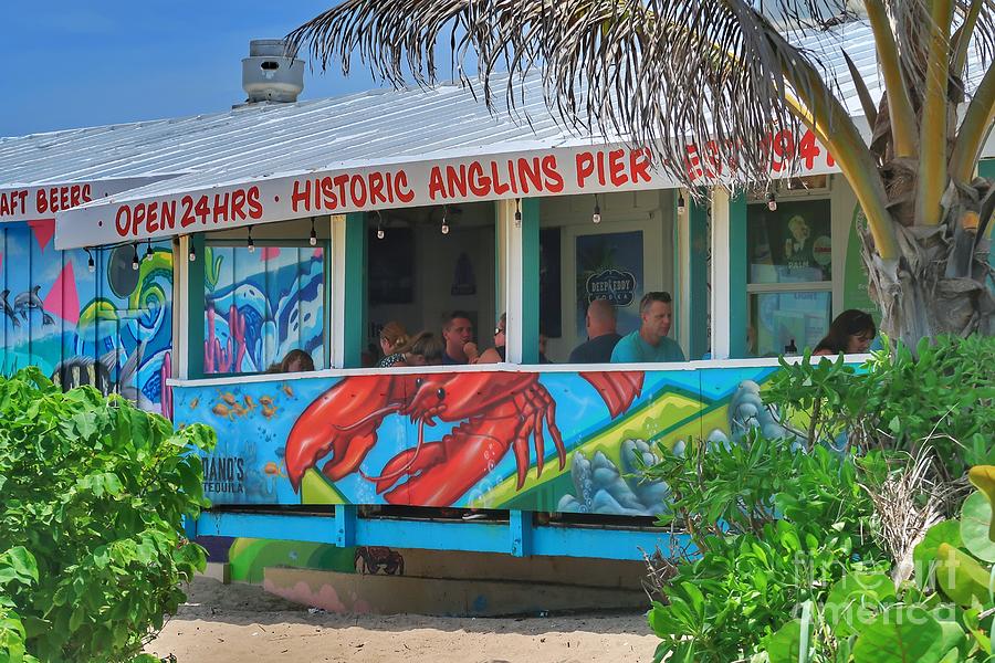 Anglins Beach Cafe Lauderdale by the Sea Photograph by Brooke Trace