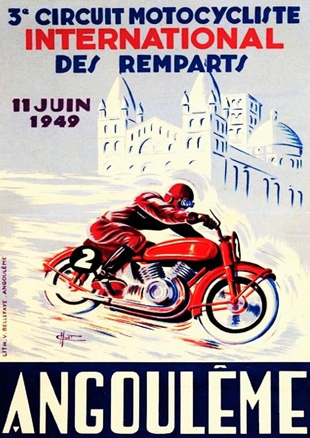 Angouleme 1949 Drawing by Vintage - Pixels