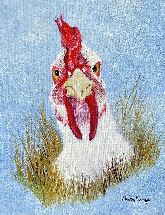Angry Bird Painting by Sheila Banga