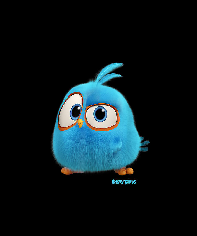 Angry Birds Blues Curious Hatchling Official Merchandise Drawing by ...