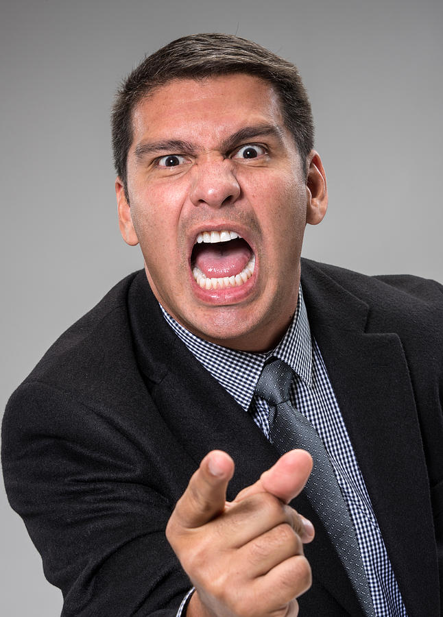 Angry Boss Photograph by Juanmonino