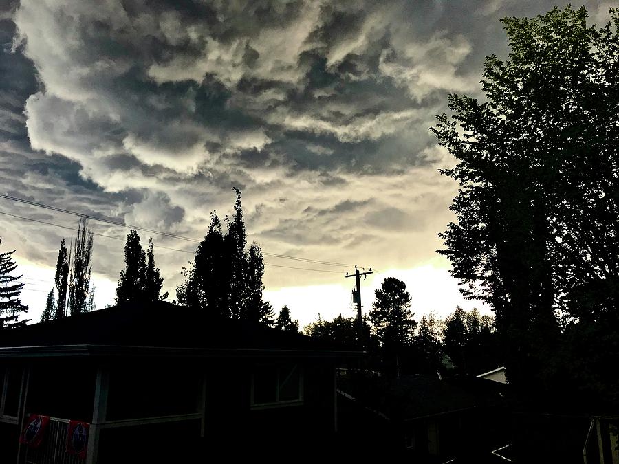 Angry Clouds in my Back yard Photograph by Brian Sereda