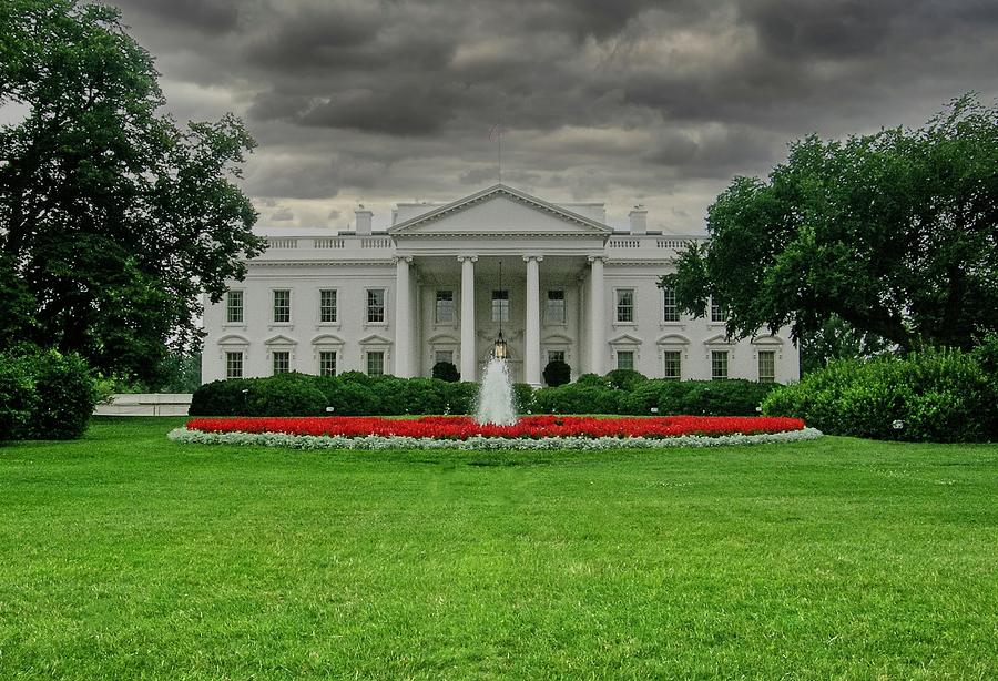Angry Clouds over the White House Photograph by Douglas Barnett