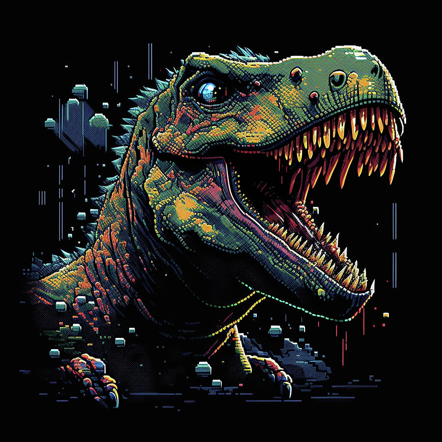 Angry Dinosaurs Digital Art by Kailooma X TheDol - Fine Art America