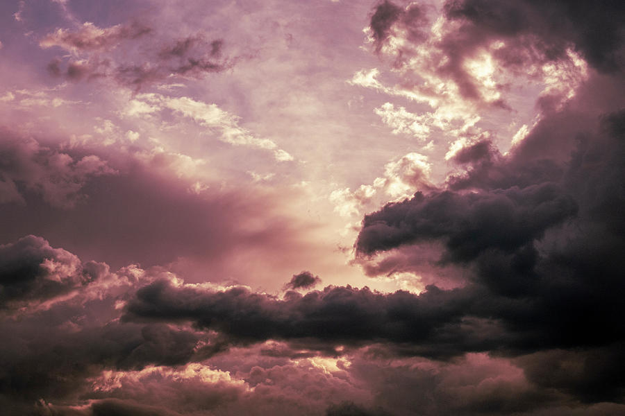 Sunset Photograph - Angry Evening Sky by Phil And Karen Rispin