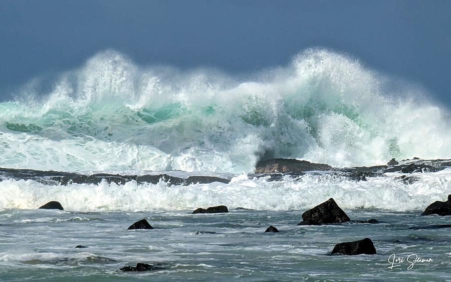 Angry High Surf Photograph by Lori Seaman