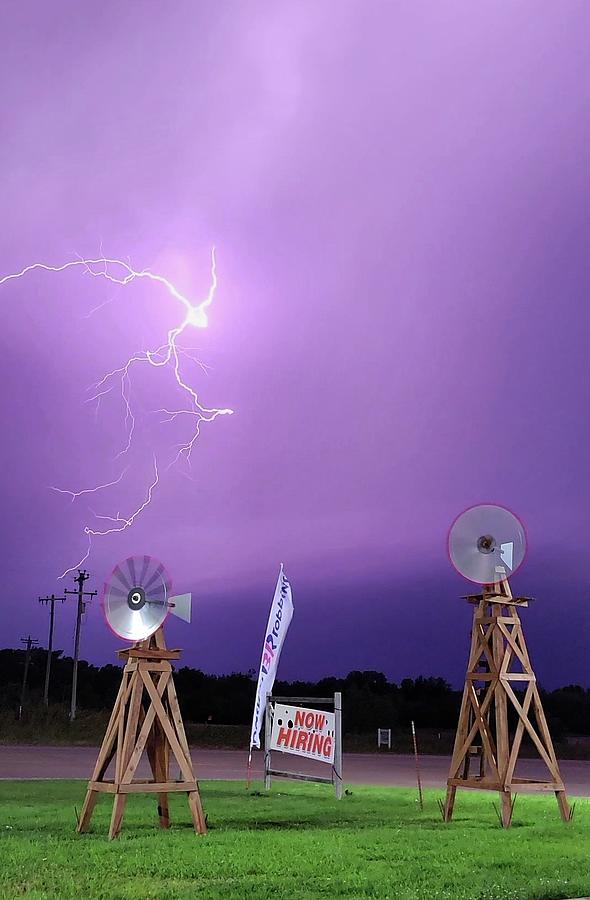 Angry Oklahoma Sky  Photograph by Ally White