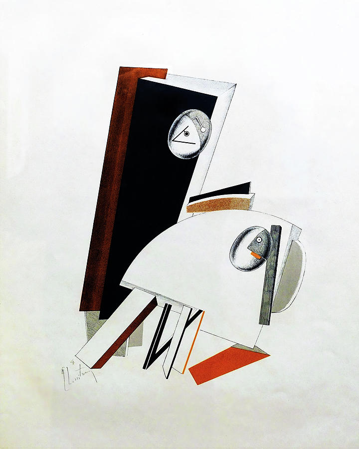 Moscow Painting - Angstliche, Anxious Ones - Digital Remastered Edition by El Lissitzky