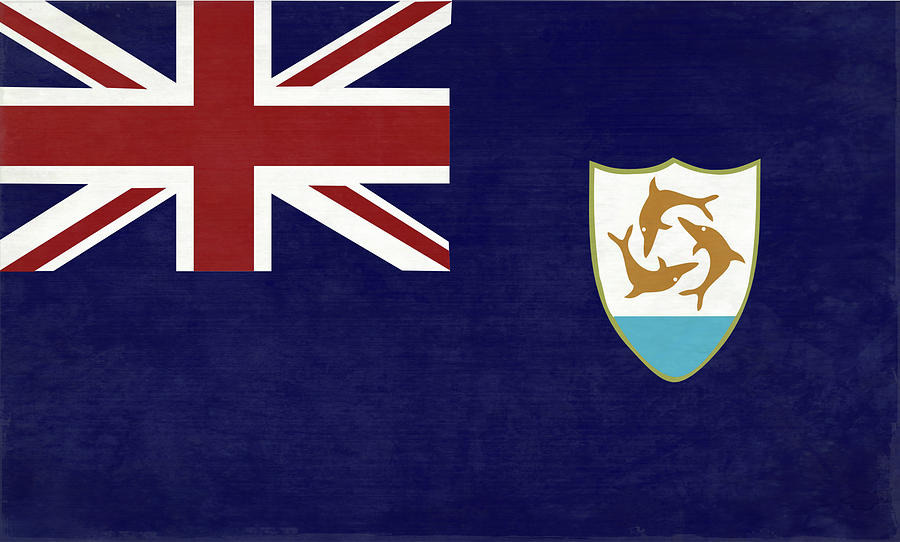 Anguilla Flag Digital Art by Leslie Montgomery