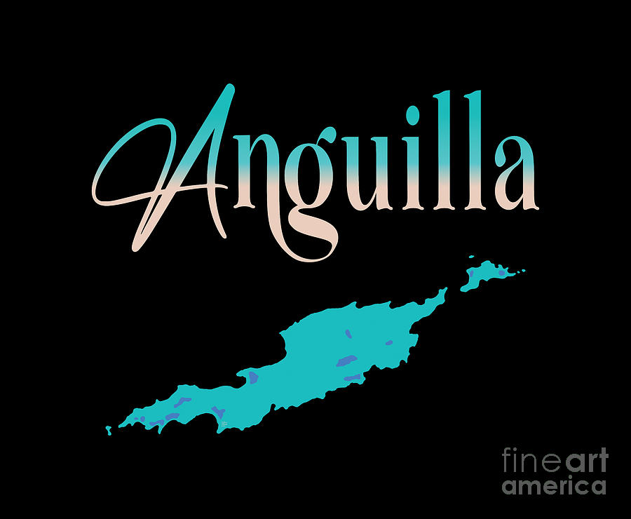 Anguilla Souvenir Shirts Digital Art by David Millenheft