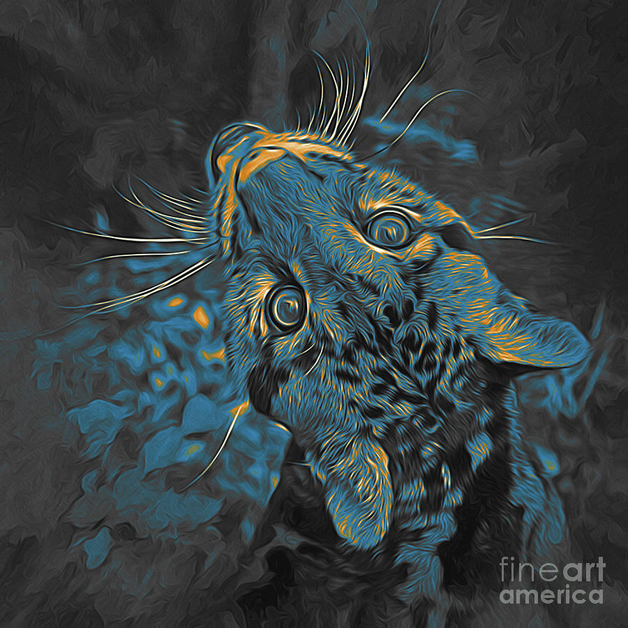 Animal Abstract 10 - Clouded Leopard Photograph by Philip Preston