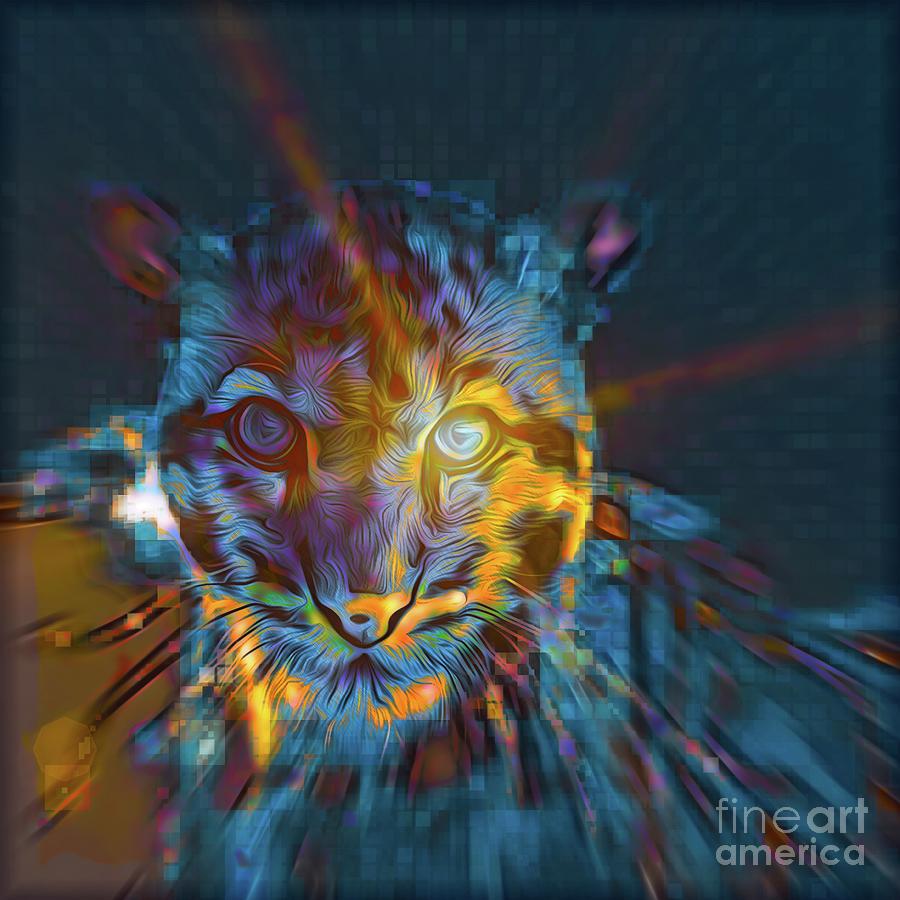 Animal Abstract Art - Leopard Face Photograph by Philip Preston