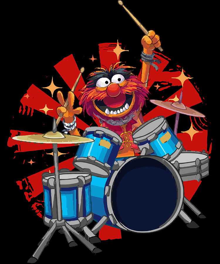 Animal Drummer The Muppets Show Poster girl Painting by Paul Nathan ...