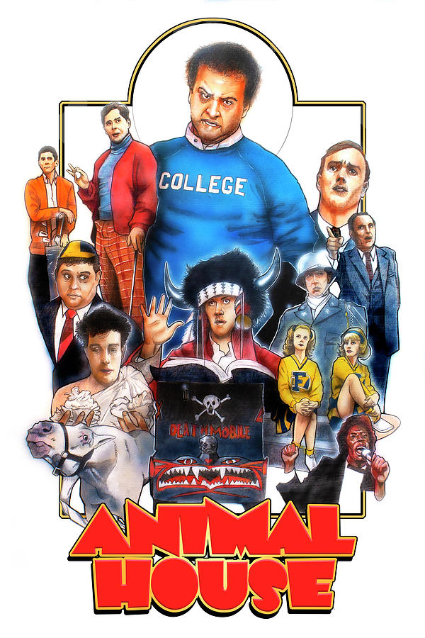 Animal House Painting - Animal House by Sean Parnell