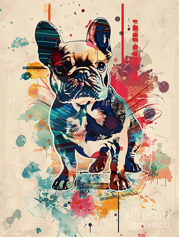 Animal Image Of French Bulldog Drawing