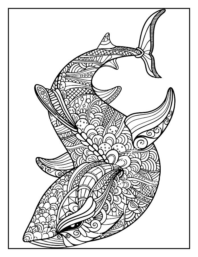 Animal Mandala Fish Digital Art by Rebecca Turgeon - Pixels
